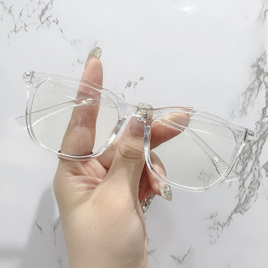 Transparent Blue Light Glasses – Square Frame Eyewear for All