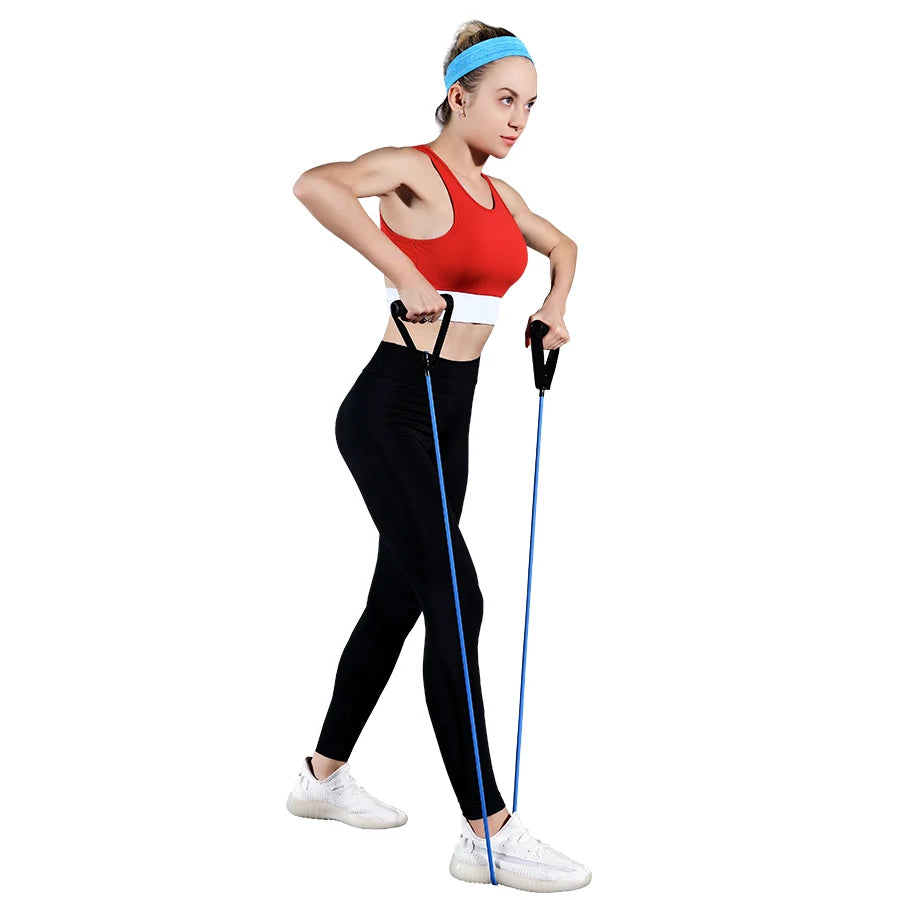 5-Level Resistance Bands with Handles – Fitness & Strength Set