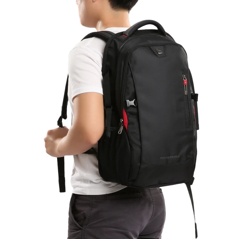 Men’s Oxford Laptop Backpack – Waterproof Large Capacity Bag