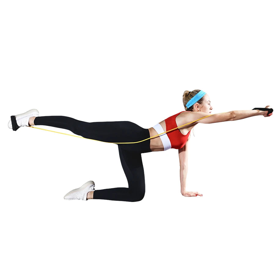 5-Level Resistance Bands with Handles – Fitness & Strength Set