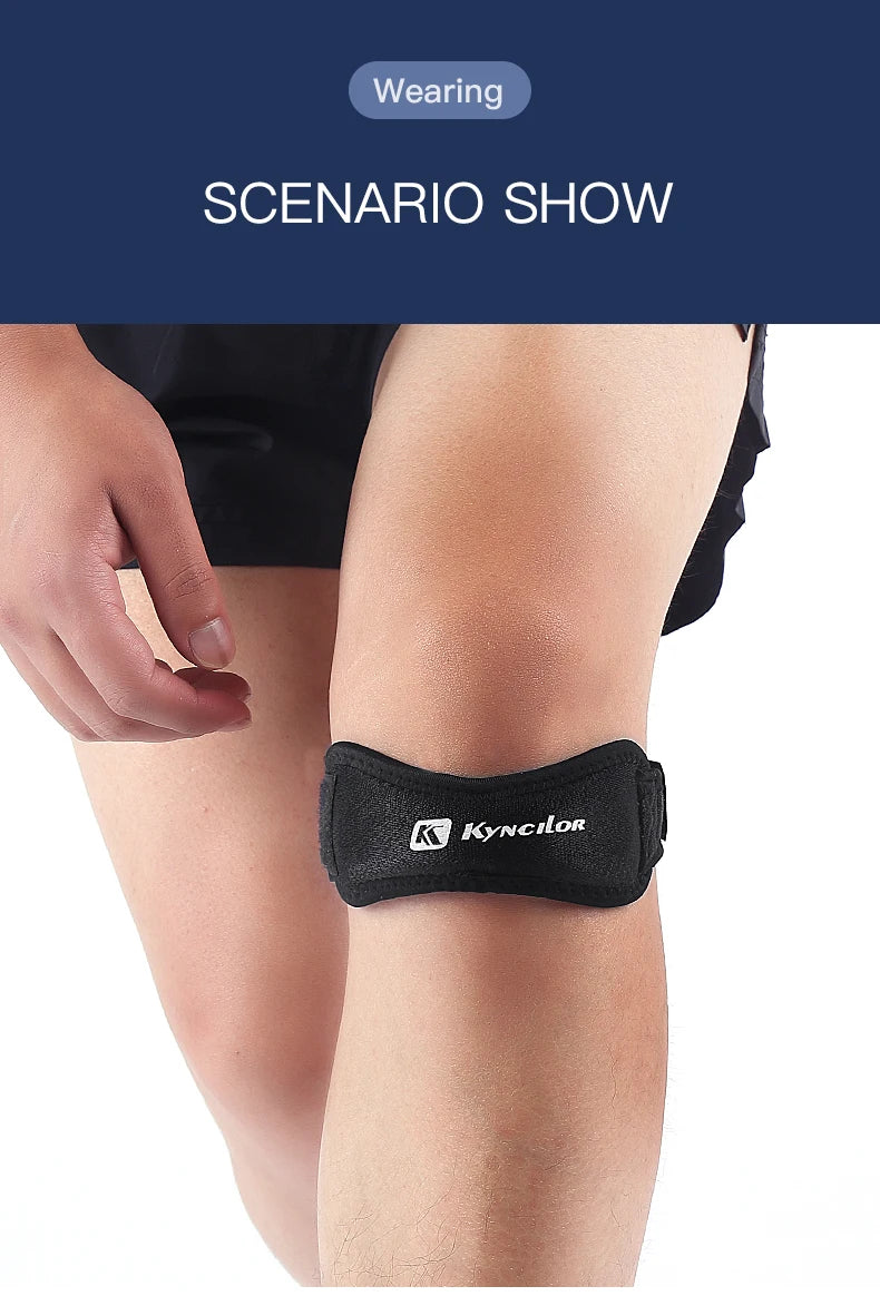 Patellar Tendon Knee Strap – Adjustable Support Brace for Sports