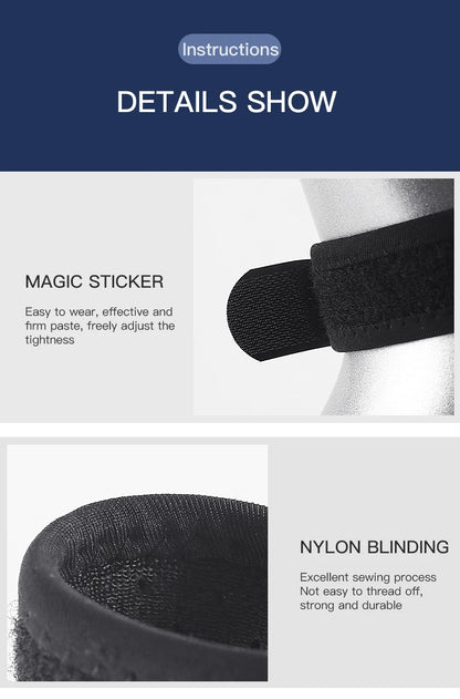 Patellar Tendon Knee Strap – Adjustable Support Brace for Sports