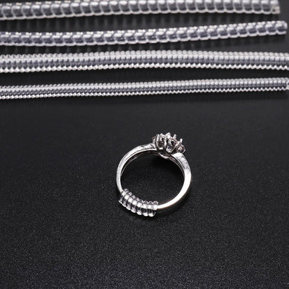 4pcs Ring Size Adjuster – Spiral Coil Guard for Loose Rings