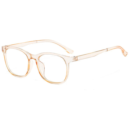 Transparent Blue Light Glasses – Square Frame Eyewear for All