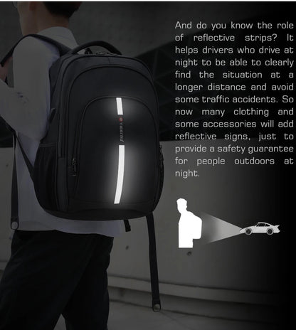 Cartmela Anti-Theft Laptop Backpack for Men