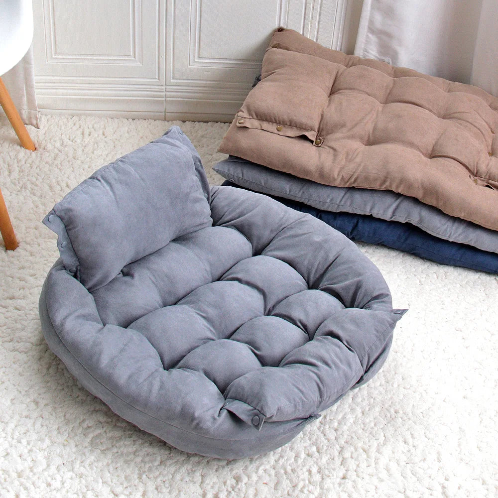 Multifunction 3-in-1 Dog Bed Mat – Soft Winter Sofa Nest for Dogs & Cats