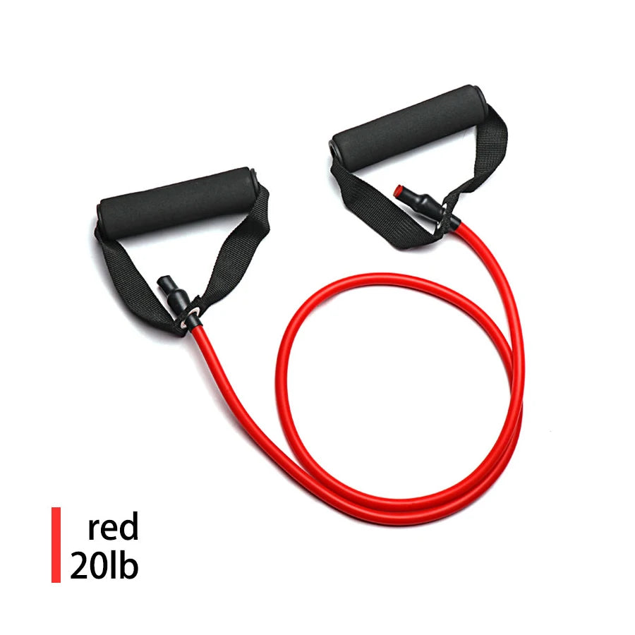 5-Level Resistance Bands with Handles – Fitness & Strength Set