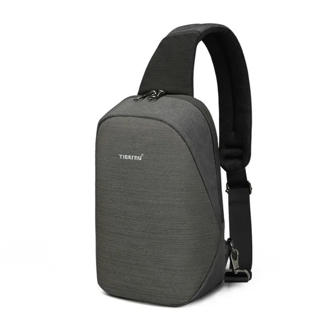 Casual Splashproof Chest Bag – 9.7 Inch iPad Shoulder Sling Bag