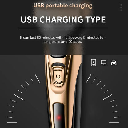 Kemei 3-in-1 Electric Shaver Kit – Beard, Nose & Hair Trimmer