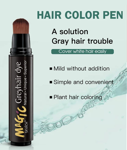 Sevich Hair Dye Pen – Root Touch-Up Stick for Black & Brown Hair
