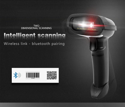 Wireless Handheld Barcode Scanner & Bluetooth 1D/2D QR Reader