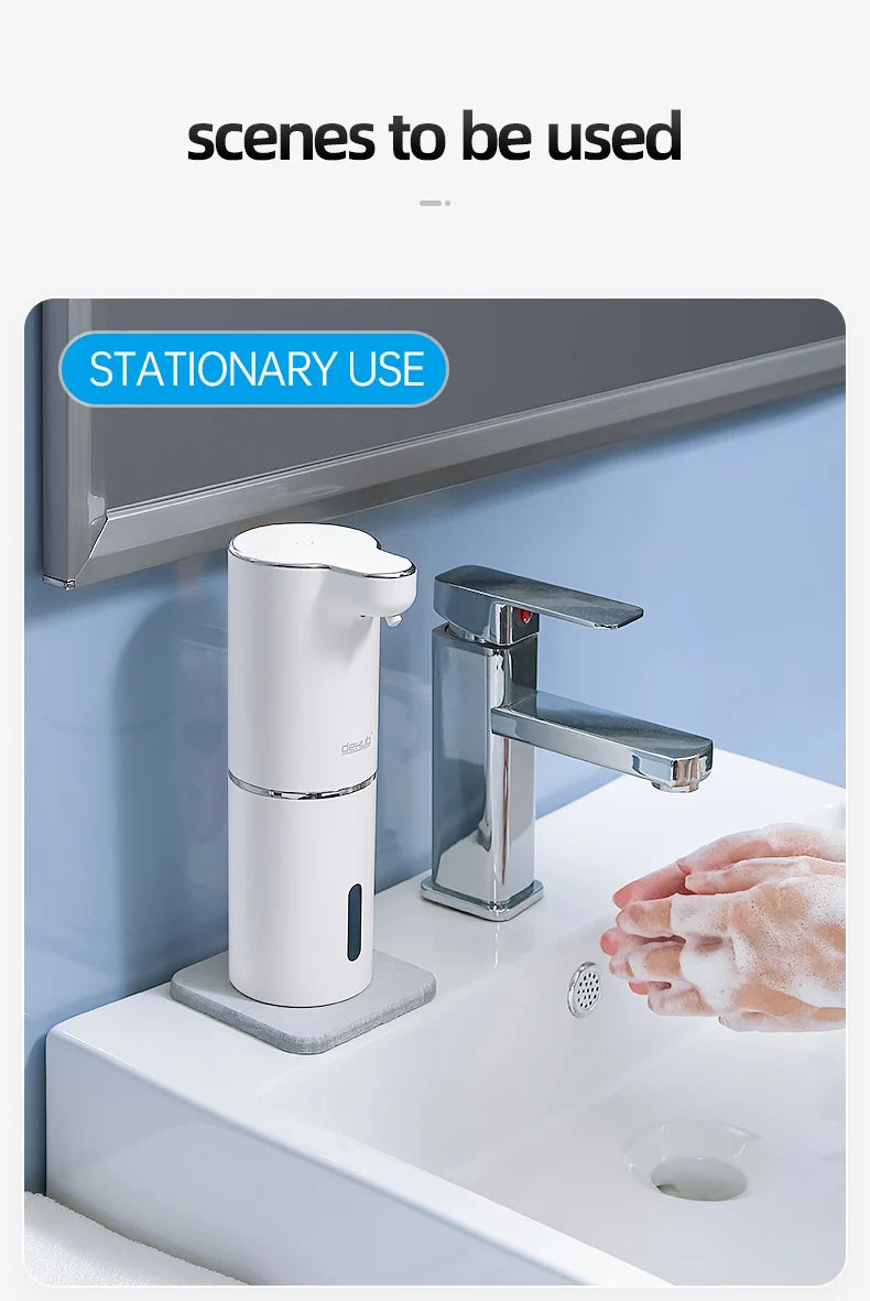 Automatic Foam Soap Dispenser – Smart USB Rechargeable Hand Washer