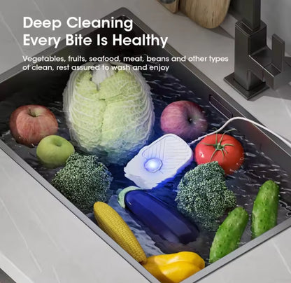 Ultrasonic Fruit & Vegetable Cleaner – High-Frequency Washing