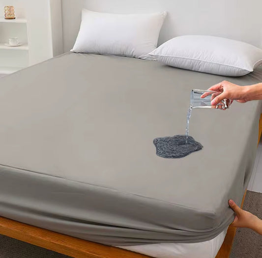 Waterproof Fitted Bed Sheet Soft Breathable Cover All Sizes