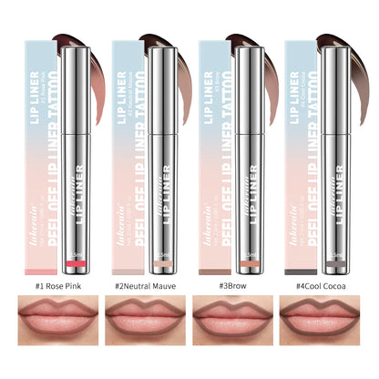 Peel-Off Lip Tint – Waterproof Matte Lip Stain & Contour Liner
