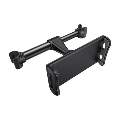 Adjustable Car Headrest Tablet & Phone Holder | 360° Rotation Mount
