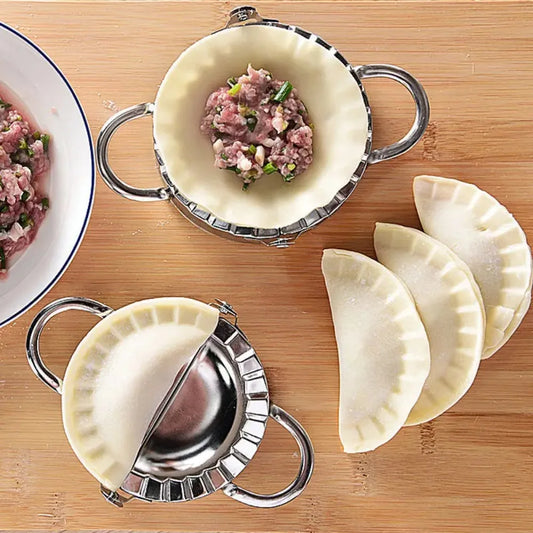 Stainless Steel Dumpling Maker Press for Ravioli, Pie, and Pastry