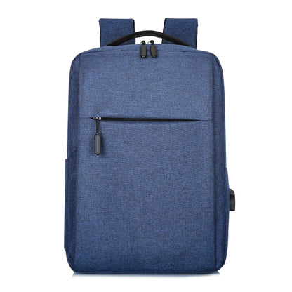 15.6" Waterproof Nylon Laptop Backpack with USB Charging Port