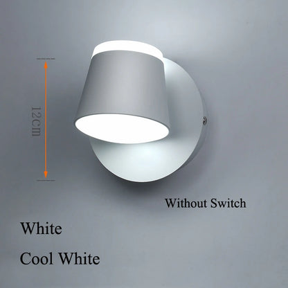 Indoor 8W LED Rotating Wall Light – Ceiling Mounted Reading Lamp