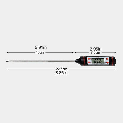 Digital Probe Kitchen Thermometer for Baking, Grill & Liquids