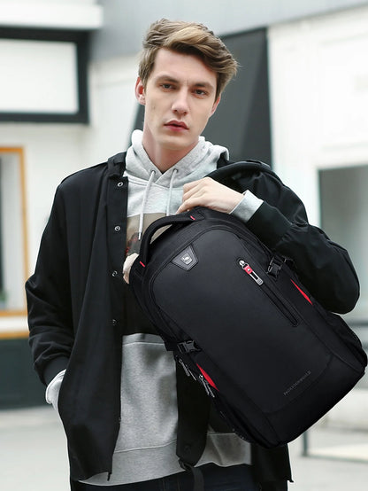 Men’s Oxford Laptop Backpack – Waterproof Large Capacity Bag