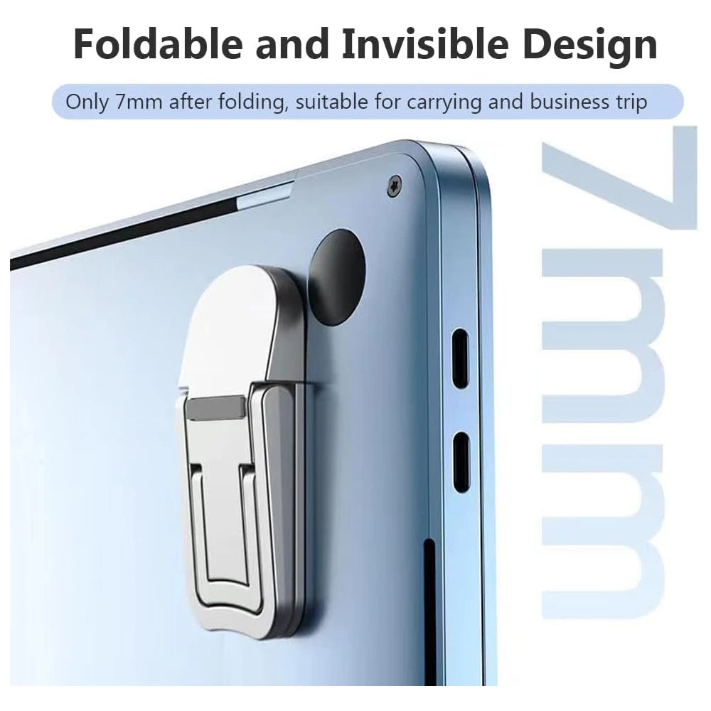 2pcs Foldable Laptop Stand – Adjustable & Portable Notebook Riser