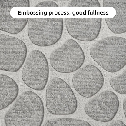 Anti-Slip Cobblestone Bathroom Floor Mat – Water Absorbent Rug