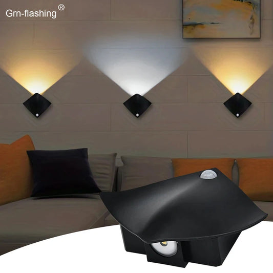 Creative Devil Fish LED Wall Lamp – Rechargeable Motion Sensor Light