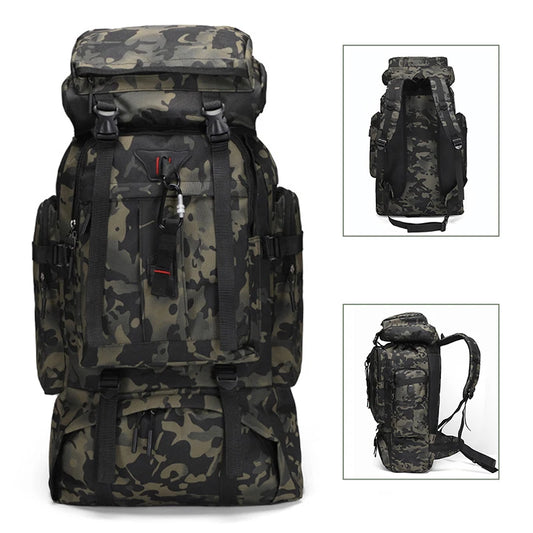 80L Large Capacity Waterproof Camouflage Outdoor Backpack