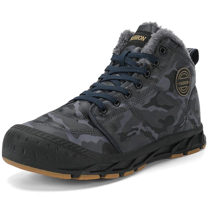 Cartmela Men's Waterproof Winter Ankle Boots
