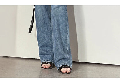 Women’s Vintage Loose Wide Leg Denim Jeans – Casual Spring Pants