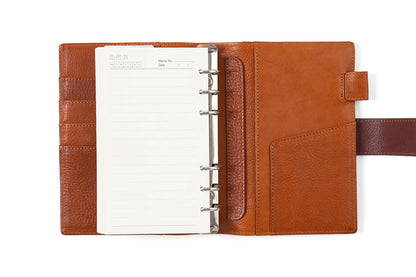 Elite Personal Size Rings Planner – Vegetable Tanned Leather, 25mm Rings