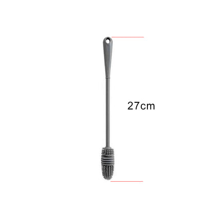 Silicone Milk Bottle Brush – Long Handle Drink Bottle & Glass Cleaner