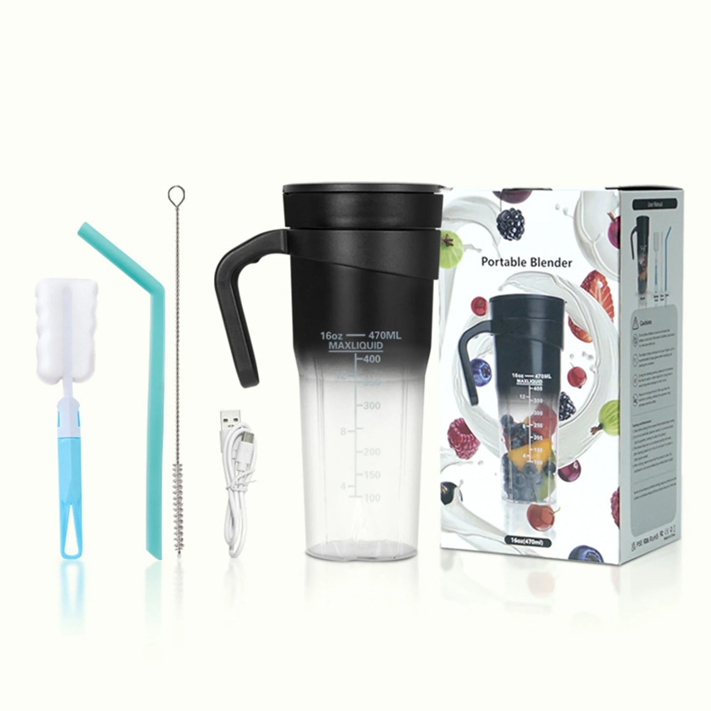 Cartmela Mini Juicer USB Charging Portable Fruit Mixer