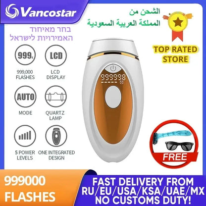 IPL Laser Hair Removal Epilator – Painless Permanent Hair Trimmer