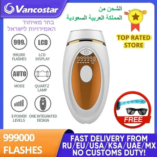 IPL Laser Hair Removal Epilator – Painless Permanent Hair Trimmer