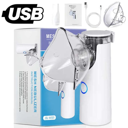 Portable Nebulizer for Asthma–Handheld Mesh Atomizer for Kids & Adults