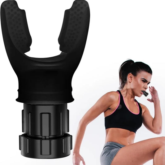 Adjustable Silicone Breathing Trainer – Fitness Lung Exerciser