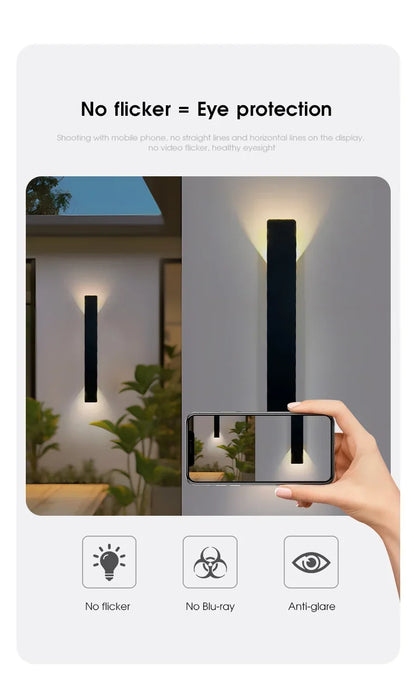 Modern LED Outdoor Wall Lamp – Waterproof IP65 Up Down Light