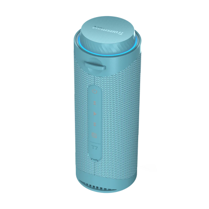 Portable Bluetooth Speaker – 360° Sound, LED Lights, App Control