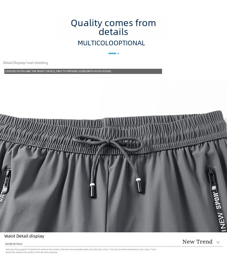 Cartmela Summer Ice Silk Pants for Men