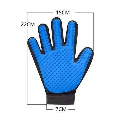 Pet Grooming Glove – Deshedding Brush & Bath Massage Tool for Cats & Dogs