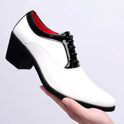 New Groom White & Black Oxfords