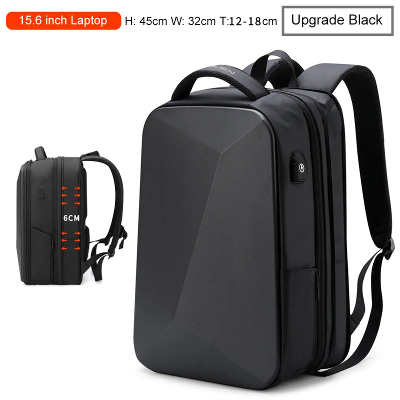 Cartmela Fenruien Laptop Backpack | Waterproof Travel Bag with USB Charging