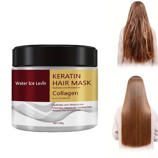 Collagen & Keratin Hair Mask – Repair, Moisturize, Control Frizz