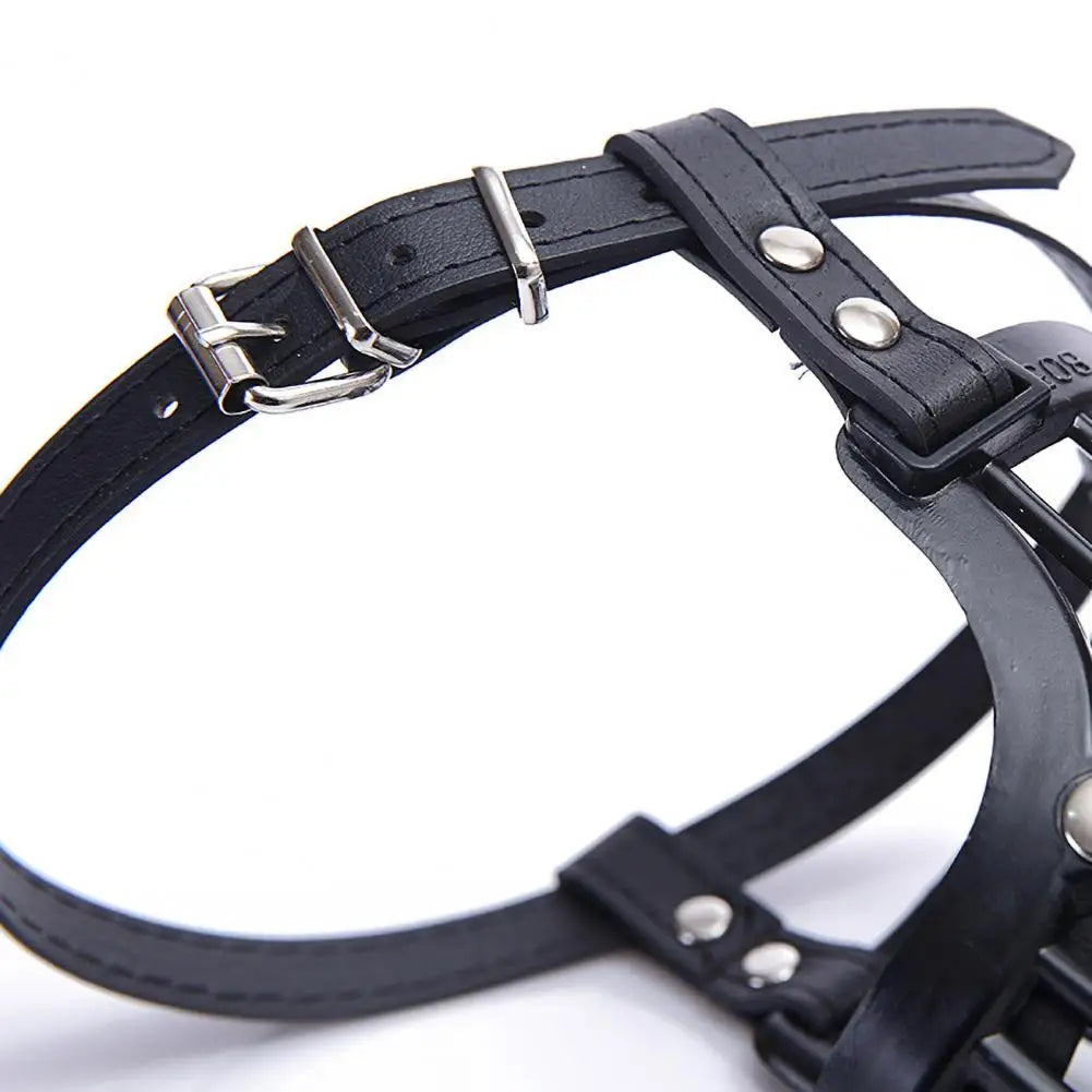 Adjustable Dog Muzzle – Soft Basket Design for All Sizes