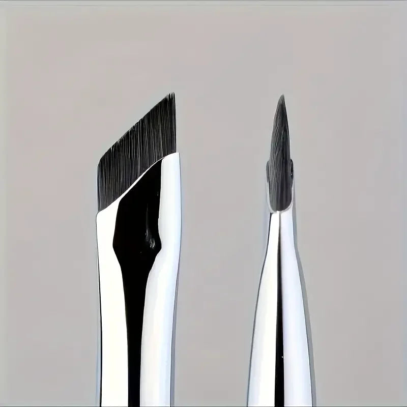2/5Pc Ultra-Thin Eyeliner & Brow Brush Set – Precise Makeup Tools