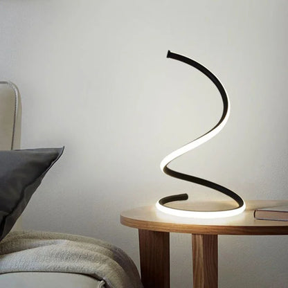 Modern Spiral LED Table Lamp
