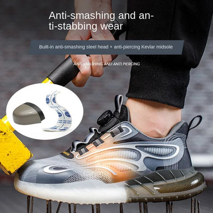 Cartmela Steel Toe Safety Shoes for Men – Breathable