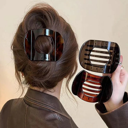 Acetic Acid Hair Clip – Simple Spring Spoon Clip for Women